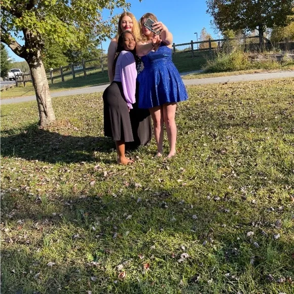 Dresses | Blue Homecoming Dress Size 13 | Poshmark